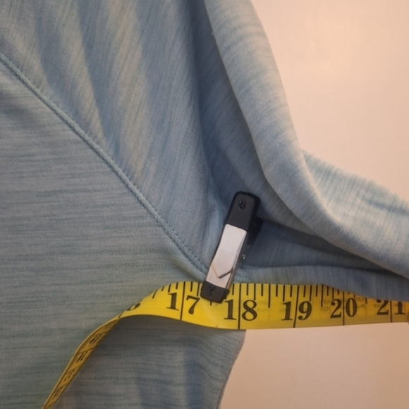 Nyl Women's Light Blue Long Sleeve Top Size Medium - Picture 5 of 7